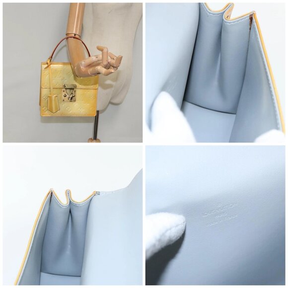 LOUIS VUITTON Monogram Vernis Spring Street Hand Bag Gris - Picture 15 of 15